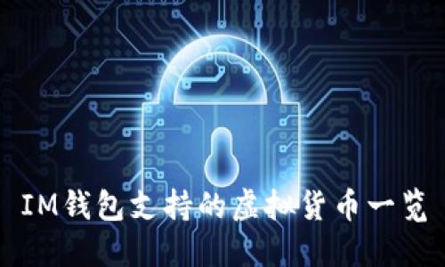 IM钱包支持的虚拟货币一览